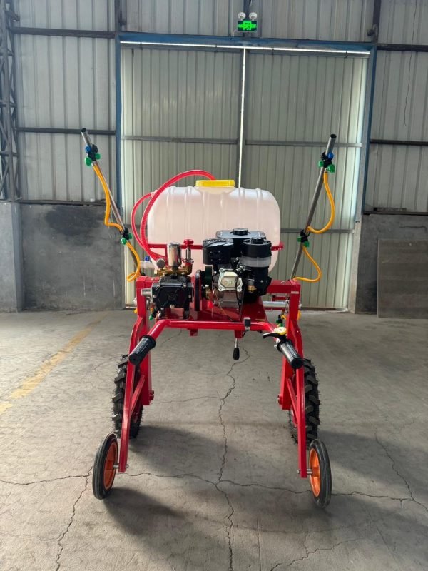 7HP PETROL ENGINE SELF PROPELLED MIST BOOM SPRAYER 100L CAPACITY 12 NOZZLE 4 wheel trolley mist blower power sprayer - Image 6