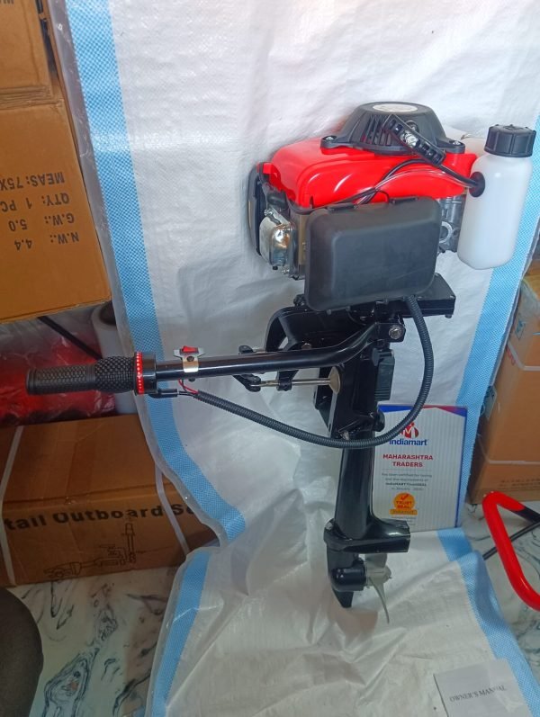 STALLION 5HP 82CC 4 STROKE AIR COOLED PETROL OUTBOARD MOTOR - Image 4