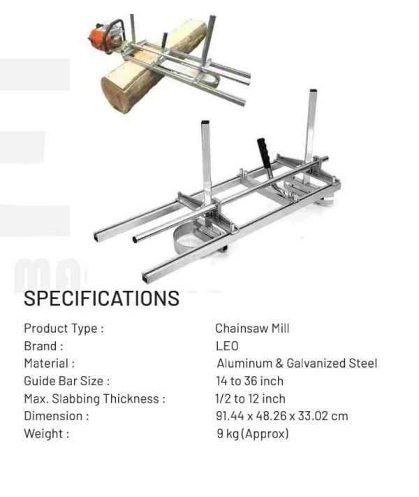 Chainsaw Mill attachment for all types of petrol chainsaw (ONLY ATTACHMENT) - Image 5