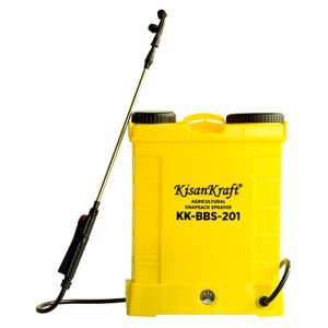 KisanKraft battery sprayer can be used to mix any natural chemical and spray at surfaces of offices, homes, etc to decontaminate and sanitize the location. These sprayers come with different types of nozzles and have a durable battery that is easily rechargeable. To cater to the variegated demands of our clients, KisanKraft is offering an excellent quality range of Agricultural sprayers which are both manual and Battery-operated knapsack sprayers that are integrated by utilizing high-quality components that make these reliable and long-lasting. This Battery sprayer are ideal to be used for the spraying purpose of agricultural fertilizers and chemicals on all types of crops, gardens/ lawn & disinfection drive. KK-BBS-201 is a high-speed double motor sprayer can be used in garden and agricultural field to spray the plant protection chemicals. A light body with an adjustable strap and easily portable. For the benefit of the customers, KisanKraft also offers these products in the economic series under the brand name ‘FarmBoy’. Features: High speed double durable motor Robust construction and High Performance Low maintenance Easy operation 20 Litre chemical tank Lightweight telescopic lance Heavy duty tank Heavy duty trigger control Specifications: Chemical Tank: 20 L Liquid Output: 7.2 L/min Battery Power: 12 V (12 AH) Charger: 1.7 A Extra: 1-set Extra Gun and LED Bulb 5V Applications: Suitable for spraying chemicals at farms, gardens, and agriculture land. Suitable for disinfecting the house, offices, public places etc. DISCLAIMER: Pictures used are for illustration purpose only. Product specifications are subject to change without prior notice. Performance of machine may vary with User/Field/Working conditions.