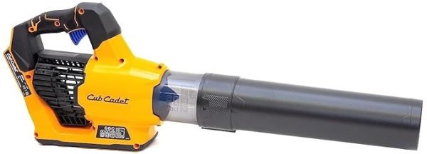 The LH5 B60 Battery Leaf Blower (model 41AT6BE-603) is a cordless leaf blower manufactured by Cub Cadet. It's a powerful and versatile tool designed for efficient leaf removal and cleanup tasks. Here are some key features and specifications of the LH5 B60: Key Features: 60V Max Voltage: Provides ample power for strong airflow, making it effective for clearing leaves, debris, and light snow. 2.5Ah Lithium-Ion Battery: Offers up to 90 minutes of runtime on low speed, ensuring you can complete your tasks without frequent recharging. Variable Speed Control: Allows you to adjust the airflow speed to match the specific task, saving battery life and providing better control. Cruise Control: Maintains a constant speed without the need for continuous pressure on the trigger, reducing hand fatigue. Lightweight Design: Weighs only 3.7 kg (including battery), making it easy to maneuver and use for extended periods. Axial Fan Design: Delivers maximum efficiency with air speeds up to 600 CFM/110 mph (177 kmh), providing powerful performance. Specifications: Voltage: 60V Max Battery: 2.5Ah Lithium-Ion Airflow: Up to 1080 m³/h (180 km/h) Air Speed: Up to 600 CFM/110 mph (177 kmh) Runtime: Up to 90 minutes on low speed Weight: 3.7 kg (with battery) Model Number: 41AT6BE-603 Additional Information: Manufacturer: Cub Cadet Product Type: Battery Leaf Blower Availability: Available from various online retailers and hardware stores