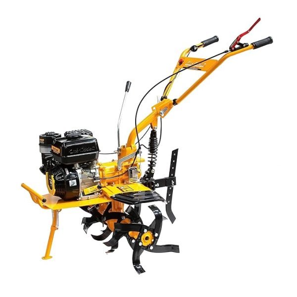 The Cub Cadet 212 cc, 4-cycle OHV engine is designed to offer powerful performance. The adjustable 13 in./22 in./24 in. tilling width allows the operator to choose their preferred tilling width. Designed for the price-conscious customer, these tillers are best for small gardens under 2,500 sq. ft. that have been previously cultivated. Model Features Easy grip integrated handles Powerful  212 cc OHV engine Convenient never flat steel wheels Dual rotating tines