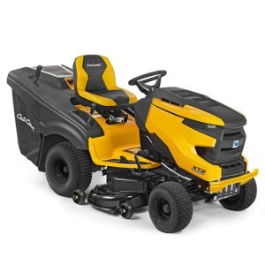 The Cub Cadet 1023 XT2 is the ultimate catching machine designed for Kiwis with big lifestyle sections. With a 42” deck and powered by a 23hp Kawasaki V-twin OHV engine, the Cub Cadet 1023 has power, comfort, precision, and control for the ultimate mowing experience. Drive it. We Dare you. 21.5HP Kawasaki V-Twin Engine Hydro Drive System 42″ / 106cm Cut Twin Blade 2 Year Warranty The ultimate grass-catching machine designed for New Zealanders with lifestyle blocks is the Cub Cadet 1023 XT2. This powerful mower features a 42″ Robotically Welded Steel Deck and is driven by a 21.5HP Kawasaki V-twin OHV engine, ensuring exceptional power, comfort, precision, and control for an unparalleled mowing and catching experience. With a 2-year warranty, the Cub Cadet 1023 XT2 measures 110cm in width, 118cm in height, and 250cm in length. Its engine model is a 21.5HP Kawasaki V-Twin Engine with a CC rating of 726 and an electric start system. The fuel tank has a capacity of 11.4L and is compatible with unleaded petrol. For your convenience, the mower offers a 12-position height adjustment ranging from 25mm to 100mm, allowing you to adapt to various grass lengths. Additional features include a High Back Comfort Seat, Cruise Control, SmartJet™ Deck Washing System, RevTEK™ Reverse Mowing Technology, LED Headlights, and a Front Bumper. The Cub Cadet 1023 XT2 comes with a 320-liter catcher equipped with an easy manual lever for efficient grass collection. While there are no wash ports, the Pressed Steel Deck with a width of 106cm (42″) ensures reliable performance. The drive system is Foot-Operated Hydrostatic, and the mower utilizes a Non-Timed Twin Blade System with an Electronic PTO Clutch. It can achieve a speed of 8.4km/h and has a turning radius of 40cm (16″), providing excellent maneuverability.