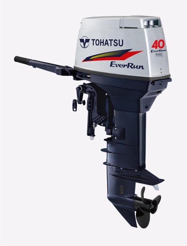 MX40D3 MID RANGE Globally well reputed Tohatsu 2 Stroke 40 2-stroke has been upgraded for its further possibilities. These models are the best choise for the commercial fisherman and of course for the pleasure boaters as well. Experience the brilliantly modified EverRun Model.