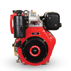 The ST-500 is a single cylinder, vertical 4-stroke air-cooled diesel engine with direct injection. It can be started using either recoil or electric start and has a displacement of 499cc. The engine weighs around 47kg and has bore x stroke dimensions of 92x75mm. Its rated RPM speed is at 3600 while its output is at an impressive 7.5 kW/10 hp. The fuel consumption rate for this model is approximately 300g/hp/hr, while it has a fuel tank capacity of about 5.5 liters as well as lube oil capacity of around 1.65 liters.