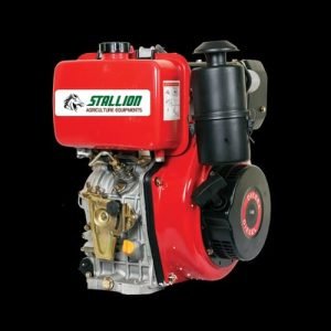 The ST-400 is a single cylinder, vertical 4-stroke air-cooled diesel engine with direct injection. It can be started either using recoil or electric start and has a displacement of 418cc. The engine weighs around 43kg and has bore x stroke dimensions of 86x72mm. Its rated RPM speed is at 3000 while its output is at 5.2 kW/7 hp. The fuel consumption rate for this model is approximately 286g/hp/hr and it has a fuel tank capacity of about 5.5 liters as well as lube oil capacity of around 1.65 liters