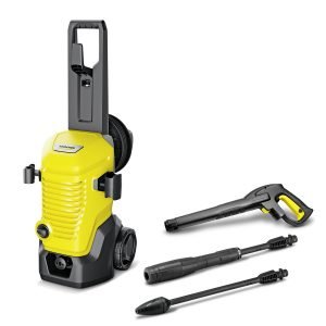 The K 4 WCM Premium impresses with a powerful water-cooled motor, which is characterised by a long lifetime. The pressure washer with 6-metre-long high-pressure hose was built for occasional use and moderate dirt. Thanks to the Vario Power spray lance (VPS) and dirt blaster, terraces, garden furniture and vehicles can be cleaned as required. The water pressure can be precisely adjusted to the specific object to be cleaned simply by turning the VPS. Moreover, the dirt blaster with rotating point jet ensures successful cleaning without any compromises even on stubborn dirt. Thanks to the integrated hose reel, the storage of the high-pressure hose is simple, and all other accessories can also be stored directly at the device. A built-in water filter reliably protects the pump against dirt particles.