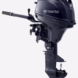 MFS9.9E PORTABLE New innovations allowed Tohatsu to introduce a new Electronic Fuel Injection (EFI) four stroke outboard to its lineup; meet the 9.9hp EFI Sport. The lightest weight outboard in its class features exceptional torque and top end speed so you can get where you need to go in a flash. The battery-less EFI system on the MFS9.9 offers superior starting performance as compared to previous carbureted models. Also, with an EFI outboard, no choke is required during start up and you’ll notice smooth, crisp acceleration throughout all RPM ranges. We set out to completely redesign an already top performing motor, and well exceeded that goal. Tohatsu’s new 9.9 EFI Sport accepts top honors for top speed, fuel consumption at idle and most importantly fuel efficiency at wide open throttle. Our fuel efficiency is so much better than the competition, users can go up to 50% farther on less fuel***. So what are you waiting for, get a 9.9hp EFI Sport and Feel The Wind?. The 9.9hp EFI comes in three available shaft lengths, 15”, 20”, and 25”. Tohatsu’s 9.9 hp has a fantastic option for boaters: Power Tilt! Our 9.9hp EFI engine has an added feature on its power tilt models, a 4 blade high thrust propeller that sets it miles apart from the competition. You can’t beat the power and reliability of Tohatsu’s 9.9hp and now with electronic fuel injection and a power tilt option, why would you try anything else?