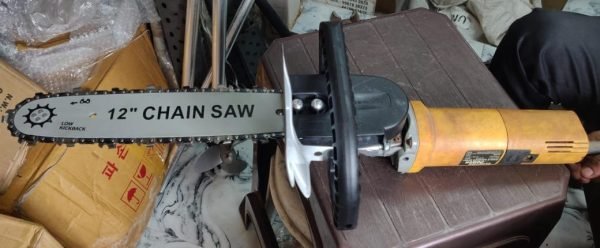 CHAINSAW ATTACHMENT FOR ANGLE GRINDER WITH 12 INCH CHAIN AND GUIDE BAR (12" & 16" SPROCKETS) FOR WOOD CUTTING 
( WITHOUT ANGLE GRINDER) - Image 2