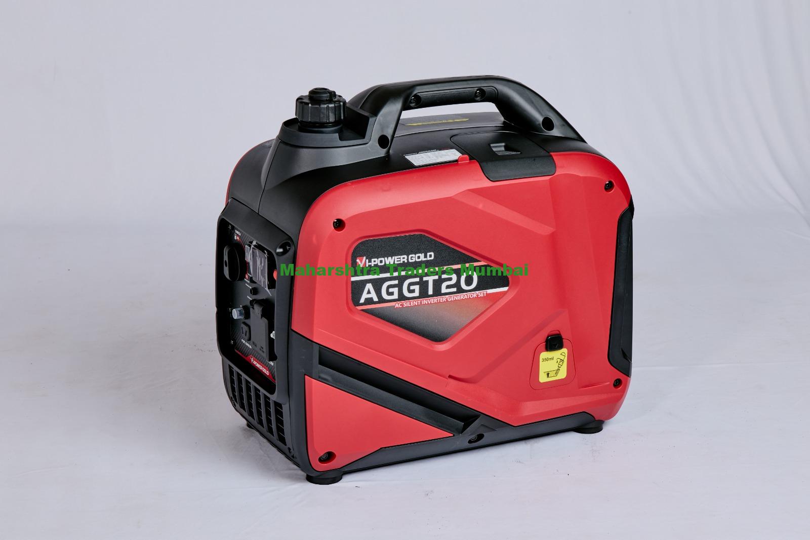 Vi Power Gold Silent Inverter Generator Aggt20 (1.8Kw) 1 The VI POWER GOLD Silent Inverter Generator AGGT20 (1.8KW) is a compact, quiet, and efficient power solution designed for a variety of applications, including home backup, outdoor adventures, and sensitive electronic devices. This generator combines portability with advanced inverter technology to deliver clean and stable power with minimal noise. Key Features: 1.8KW Power Output: Provides consistent and reliable energy, ideal for running small appliances, tools, and electronics. Silent Operation: Engineered for ultra-quiet performance, making it perfect for residential use, camping, and outdoor activities. Advanced Inverter Technology: Produces clean power with low Total Harmonic Distortion (THD), ensuring safe use with sensitive electronics like laptops, smartphones, and TVs. Fuel-Efficient Engine: Optimized for extended runtime while consuming minimal fuel, making it cost-effective and eco-friendly. Lightweight and Portable: Compact design with an ergonomic handle for easy transportation and storage. User-Friendly Features: Equipped with an electric start system and an intuitive control panel for hassle-free operation. Eco Mode Function: Automatically adjusts engine speed to match power demand, reducing fuel consumption and noise. Built-In Safety: Includes overload protection and low oil shutdown for enhanced reliability and device safety. The VI POWER GOLD Silent Inverter Generator AGGT20 is the ideal choice for users seeking a portable, efficient, and quiet generator for personal or professional use, ensuring dependable power wherever itβs needed.