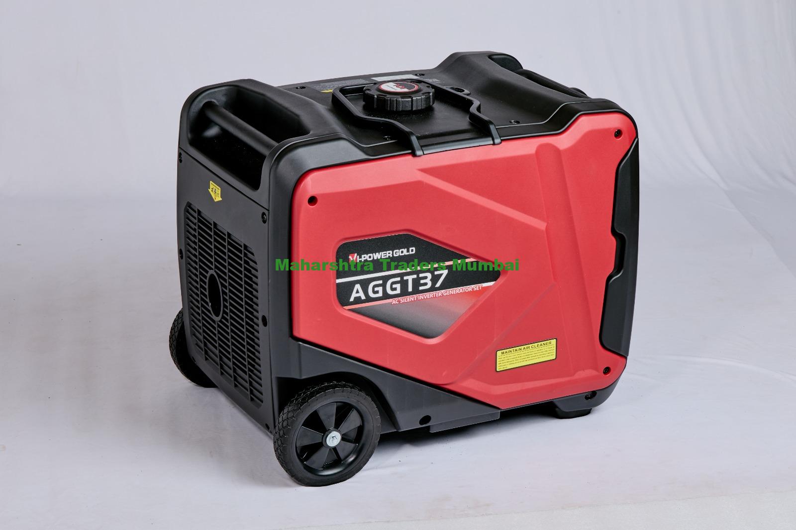 Vi Power Gold Silent Inverter Generator Aggt37 (3.5Kw) 1 The VI POWER GOLD Silent Inverter Generator AGGT37 (3.5KW) is a high-performance, portable generator designed for those who need reliable and quiet power for a variety of applications. Whether for home backup, outdoor activities, or sensitive electronic devices, this inverter generator offers clean, stable electricity with advanced technology. Key Features: 3.5KW Power Output: Provides a powerful and stable energy supply, capable of running larger appliances, tools, and electronic devices. Silent Operation: Engineered with noise-reduction technology for ultra-quiet performance, ideal for residential use, camping, or outdoor events. Inverter Technology: Delivers clean, stable power with low Total Harmonic Distortion (THD), ensuring safe operation for sensitive electronics like laptops, phones, and TVs. Fuel-Efficient Engine: Designed to optimize fuel consumption, offering extended run times while reducing operating costs. Compact & Portable Design: Features a lightweight, portable body with an ergonomic handle, making transportation and storage simple. Eco Mode: Automatically adjusts the engine speed according to the load, improving fuel efficiency and reducing noise when full power is not needed. User-Friendly Operation: Includes an electric start system, simple controls, and an intuitive digital display for easy monitoring. Safety Features: Equipped with overload protection, low oil shutdown, and circuit breakers for secure and reliable operation. The VI POWER GOLD Silent Inverter Generator AGGT37 (3.5KW) offers an ideal balance of power, efficiency, and quiet operation, making it the perfect solution for users who need a dependable and portable power source without compromising on performance or noise levels.