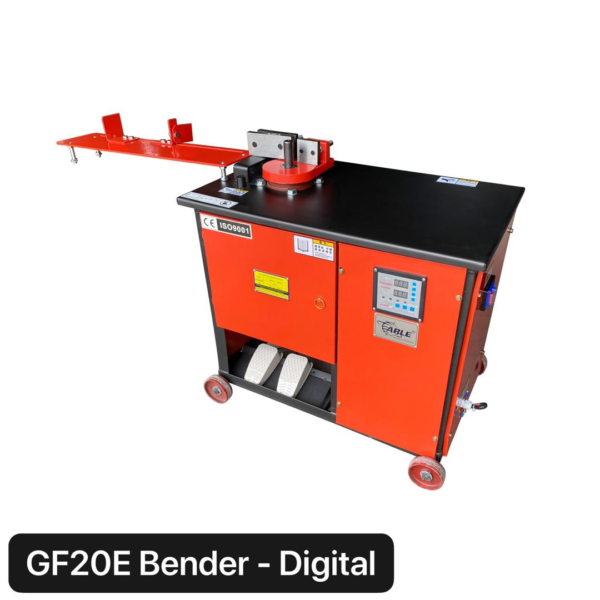 Ring Making Machine Blueline (Eco) GF20 (3-Phase, Limit Type) The Blueline (Eco) GF20 Ring Making Machine with a 3-Phase Limit Control System is a cost-effective and reliable solution designed for precise and consistent ring fabrication. Built for durability and efficiency, this machine is ideal for medium-scale construction and steel fabrication projects. Key Features: Bending Capacity: Handles steel bars up to 20 mm in diameter, suitable for various reinforcement applications. Limit-Type Control System: Allows for easy and precise adjustments to ring dimensions, ensuring repeatable and uniform results with every use. 3-Phase Motor: Powered by a 3-phase motor for enhanced performance and efficiency, providing steady and powerful operation. Robust and Durable Build: Made from high-quality materials to ensure longevity and consistent output, even in demanding environments. Compact Design: Space-saving and portable design for easy setup and relocation across work sites. Energy Efficient: Optimized for low power consumption while maintaining high productivity, helping reduce operational costs. Easy Maintenance: Features a simple mechanical design, reducing downtime and minimizing maintenance requirements. Operator Safety: Includes essential safety features like an emergency stop and protective covers to ensure safe operation. Applications: Ideal for creating reinforcement rings for columns, pipes, and curved structures in construction projects. Suitable for medium-scale precast concrete manufacturing and general fabrication tasks. Perfect for contractors and businesses looking for a reliable and economical ring-making solution. The Blueline (Eco) GF20 (3-Phase, Limit Type) is a versatile and practical machine for professionals seeking an affordable and dependable tool for reinforcement ring production. Its combination of efficiency, durability, and precision makes it an excellent choice for construction and fabrication needs.