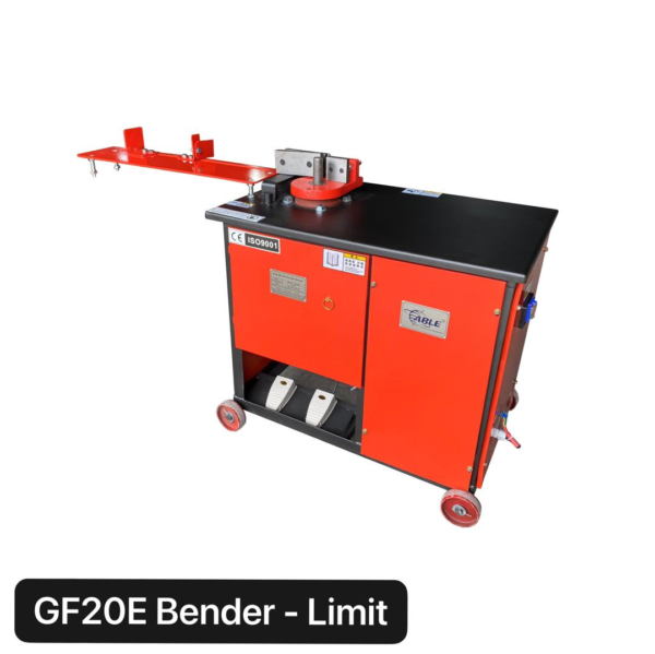 ing Making Machine Blueline (Eco) GF20 (1-Phase, Digital Type) The Blueline (Eco) GF20 Ring Making Machine with 1-Phase Digital Control is an economical and efficient solution for precise ring fabrication. It is tailored for small to medium-scale construction projects, offering simplicity, portability, and reliable digital functionality. Key Features: Bending Capacity: Efficiently bends steel bars up to 20 mm in diameter, suitable for various reinforcement applications. Digital Interface: Includes a straightforward digital control system, allowing operators to set and adjust ring dimensions with accuracy and ease. Single-Phase Motor: Powered by a 1-phase motor, making it easy to operate in most standard electrical environments without special connections. Compact and Lightweight: Designed for easy mobility and installation at different job sites, ideal for contractors on the move. Durable Construction: Built with high-quality materials to ensure longevity and consistent performance under regular use. Cost-Effective Operation: Combines low energy consumption with high output, delivering great value for small to medium-scale projects. Easy Maintenance: Features a simple and robust design, minimizing downtime and maintenance costs. Safety Features: Comes equipped with an emergency stop and protective components to ensure operator safety during use. Applications: Suitable for making reinforcement rings for columns, pipes, and other curved concrete structures. Commonly used in precast concrete manufacturing and other steel fabrication processes. Ideal for small to medium-sized construction projects needing accurate and consistent ring production. The Blueline (Eco) GF20 (1-Phase, Digital Type) combines affordability with essential digital functionality, making it a practical choice for professionals seeking a reliable and efficient ring-making machine for everyday construction needs.