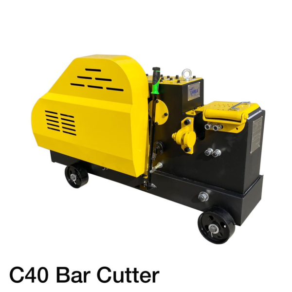 The Blueline Series GQ 40 (Blueline C-40) Bar Cutting Machine is a durable and efficient tool designed to handle the demands of modern construction sites. With its sturdy construction and precise cutting capabilities, it is the ideal choice for professionals seeking reliable performance for cutting steel bars. Key Features: Cutting Capacity: Efficiently cuts steel bars ranging from 6mm to 40mm in diameter, accommodating a variety of construction and reinforcement needs. Reliable Motor Performance: Equipped with a robust motor that ensures consistent and smooth operation, even during extended use. Sturdy Build: Constructed with high-quality materials and a durable frame to withstand rigorous conditions and prolonged operations. Precision Cutting: Delivers clean and accurate cuts to ensure steel bars are prepared to exact specifications for structural integrity. Ease of Use: Features a simple and ergonomic control interface, making it user-friendly and reducing operator fatigue. Safety Features: Includes protective guards and emergency stop functionality to enhance operator safety during operation. Portability: Designed with wheels for easy mobility, allowing seamless transport across job sites or workshops. Low Maintenance: Built for long-term reliability with minimal maintenance requirements, reducing operational downtime and costs. Energy Efficient: Optimized for energy-saving performance, providing cost-effective operation without compromising cutting power. Applications: Suitable for cutting TMT, round, and deformed bars in construction and infrastructure projects. Ideal for use in foundations, columns, beams, and other reinforcement works. The Blueline Series GQ 40 (Blueline C-40) Bar Cutting Machine is an essential tool for construction professionals looking for a balance of power, precision, and durability. It delivers consistent results and enhances efficiency on the job site, making it a trusted choice for various construction tasks.