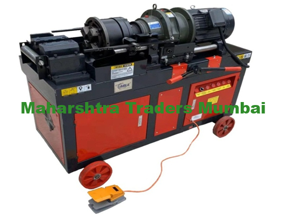 Tmt Bar Threading Machine Gold Series Ods-40 Automatic Sensor Type 1 TMT Bar Threading Machine Gold Series ODS-40 (Automatic Sensor Type) The Gold Series ODS-40 TMT Bar Threading Machine (Automatic Sensor Type) is a state-of-the-art equipment designed for precise and efficient threading of TMT (Thermo-Mechanically Treated) bars. Engineered for high-speed, automated performance, this machine ensures superior threading quality, reducing manual effort and increasing productivity. Key Features: Threading Capacity: Specially designed to handle TMT bars up to 40 mm in diameter, accommodating a wide range of construction and industrial requirements. Automatic Sensor Technology: Equipped with advanced sensor controls that automate the threading process for precise, uniform threads with minimal operator intervention. High-Speed Operation: Delivers rapid threading while maintaining exceptional accuracy, ensuring quick turnaround for large-scale projects. Heavy-Duty Construction: Manufactured with robust, wear-resistant materials to provide durability and withstand rigorous working conditions. Consistent Thread Quality: Produces high-quality threads suitable for structural applications, enhancing the reliability of threaded connections. Energy Efficiency: Optimized for low power consumption, ensuring cost-effective operation without compromising performance. User-Friendly Design: Features an intuitive control panel for easy operation and quick setup, reducing learning curves for operators. Safety Mechanisms: Includes overload protection, emergency stop functions, and secure enclosure of moving parts to ensure operator safety. Applications: Ideal for threading TMT bars used in reinforced concrete structures such as columns, beams, and bridges. Suitable for industrial projects requiring precise and reliable bar threading for mechanical or structural components. Designed for construction companies, steel fabricators, and precast concrete manufacturers involved in high-volume bar threading tasks. The TMT Bar Threading Machine Gold Series ODS-40 (Automatic Sensor Type) represents the pinnacle of threading technology, combining advanced automation, durability, and precision. It is the perfect choice for professionals aiming to streamline their operations while achieving superior threading quality in demanding construction and industrial environments.