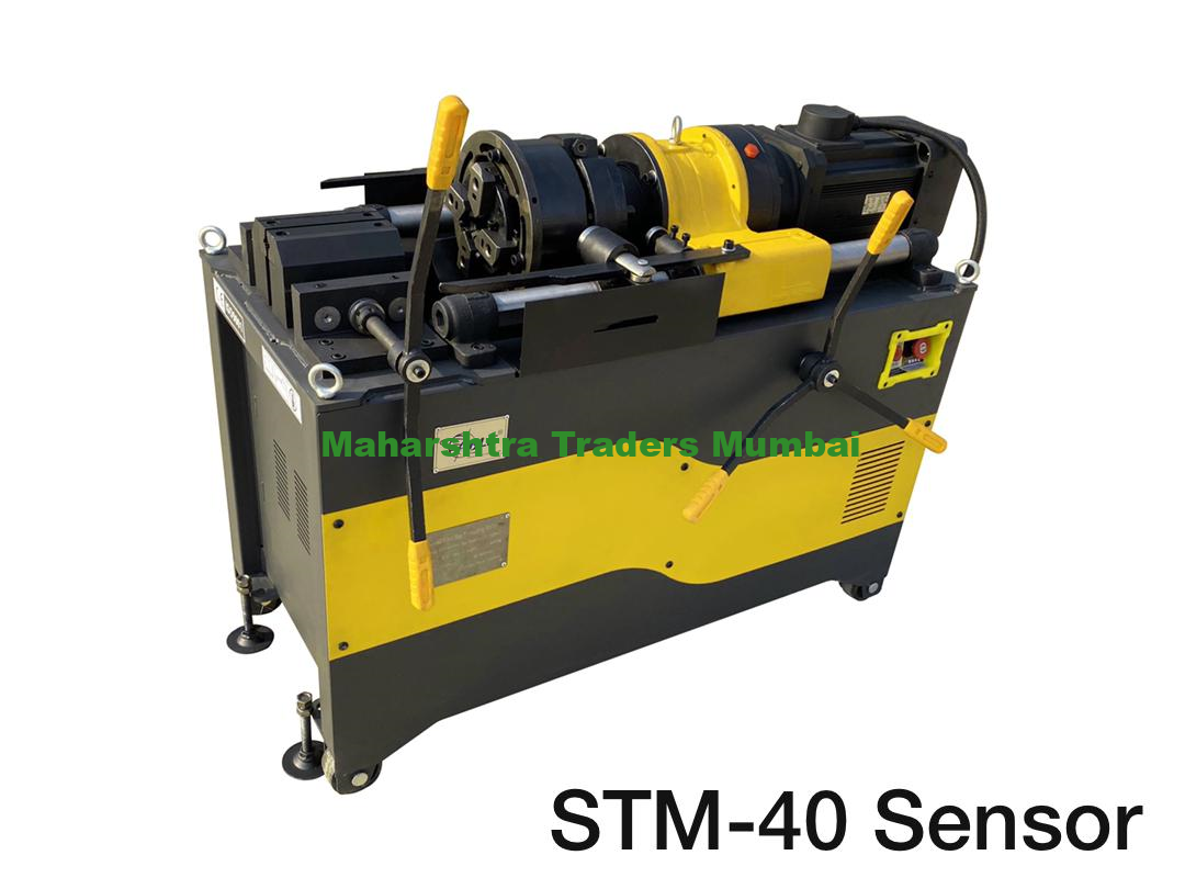 Tmt Bar Threading Machine Gold Series Ods-40 Threading Sensor Type 1 Gold Series ODS-40 Threading Machine (Sensor Type) The Gold Series ODS-40 Threading Machine (Sensor Type) is an advanced threading solution designed to deliver precise, efficient, and automated threading for steel bars. Equipped with a sensor-based control system, this machine ensures unparalleled accuracy and ease of operation, making it ideal for large-scale industrial and construction applications. Key Features: Threading Capacity: Handles steel bars up to 40 mm in diameter, meeting the demands of various heavy-duty threading applications. Sensor-Based Control System: Advanced sensor technology provides automated control for precise and uniform threading, reducing the need for manual adjustments. High Precision and Consistency: Ensures smooth, accurate threads for optimal reinforcement bar connections, enhancing structural integrity. Durable and Robust Design: Constructed with heavy-duty materials to endure challenging work conditions, offering long-lasting performance. Efficient Operation: The automated sensor system streamlines threading tasks, significantly reducing operation time and boosting productivity. Powerful Motor: Equipped with a high-performance motor capable of delivering consistent power for heavy-duty use. Safety Features: Includes overload protection, emergency stop functions, and secure housing for moving parts to ensure operator safety. Low Maintenance: Designed with durable components and simplified mechanics to minimize maintenance requirements and operational downtime. Applications: Precision threading for steel reinforcement bars in construction projects such as bridges, high-rises, and industrial structures. Fabrication of threaded bars for mechanical, industrial, and structural use. Ideal for contractors, steel fabricators, and precast concrete manufacturers requiring efficient and reliable threading solutions. The Gold Series ODS-40 Threading Machine (Sensor Type) is the ultimate choice for professionals seeking precision, efficiency, and automation in their threading processes. With its advanced sensor technology and durable construction, it is tailored to meet the demands of modern construction and industrial threading needs.
