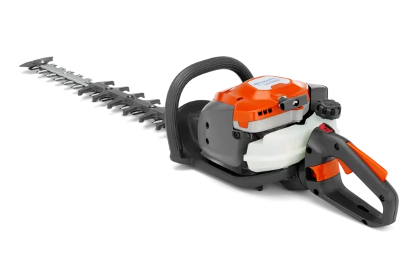 522HD60S A robust, 21.7cc, double-sided hedge trimmer with a 24" cutter bar for trimming jobs. Reliable and durable construction guarantee long maintenance and service intervals. The multi-position handle and low weight provide excellent handling, while the high capacity, professional knife blades, open blade guard and impressive power output allows for high productivity.