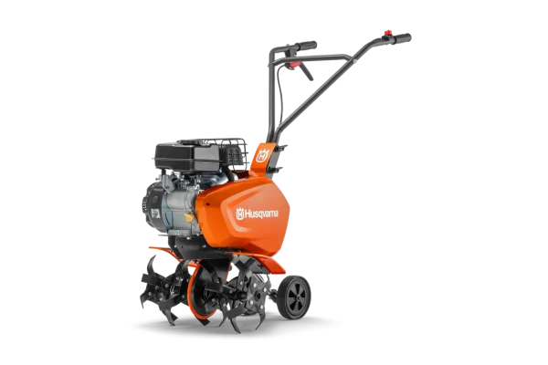 TF 120 2017- Lightweight, versatile tiller for cultivating and refining garden-sized plots, planting trees or shrubs or ploughing furrows for plants. Robust, durable construction and chain transmission ensure longer life, while forward-rotating tines, easy operation and ergonomic design increase comfort, effectiveness and productivity.