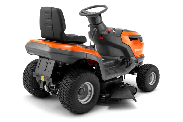 Easy-to-use garden tractor for large lawns Purposely engineered for ease of use, Husqvarna TS 114 garden tractor delivers an exceptional mowing experience on any large lawn – even in narrow passages. Achieve excellent results without straining your body thanks to its ergonomically placed levers, side-by-side pedals and spring-assisted cutting deck. Conveniently compact for optimised storage, maintenance and operation, enjoy trouble-free ownership and a perfectly cut lawn.