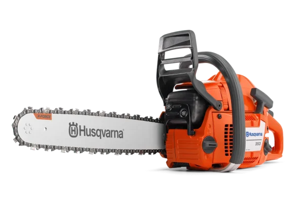 Professional 53cc chainsaw with high cutting capacity Husqvarna 353 is professional saw with high capacity across a wide rpm range. Its high-power, low weight, slim body and high centre of gravity make it both powerful and easy to use. The wide power band makes this saw exceptionally versatile. Smart Start® and fuel pump for easy starting. 