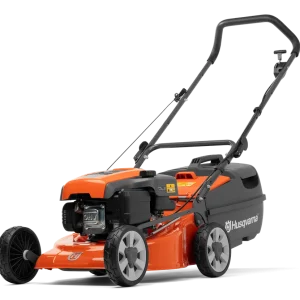 LC 118 A robust but easy to use lawn mower with 46cm (18”) deck, powerful OHV engine and four cutting blades to give a superior cut and finish to your lawn. Features include dual ball bearing wheels, comfort grip folding handles with quick action cam locks, safety zone starting, large plastic catcher and eight cutting heights. Comes complete with mulch insert.