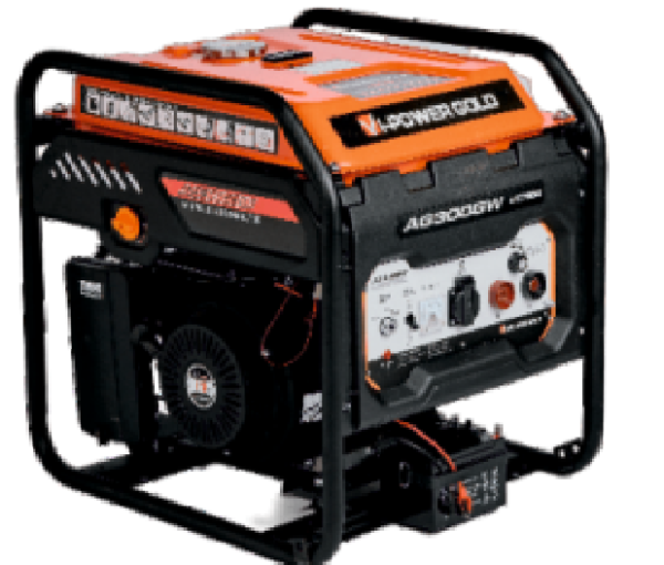 The VI POWER GOLD Gasoline Generator Welder AG300GW (2KW) is a high-performance, multi-functional tool that combines the reliability of a gasoline generator with the capability of a welding machine. Designed for both power generation and welding, this model is ideal for small to medium welding jobs, construction sites, outdoor projects, and remote work environments. Key Features: 2KW Power Output: Provides 2KW of stable power, making it suitable for medium-duty welding tasks and running small to medium appliances, tools, or equipment. Dual Functionality: Combines a portable gasoline generator and a welding machine in one unit, offering flexibility for both power generation and welding on the go. Welding Capacity: Capable of handling various welding applications, making it ideal for light to moderate welding jobs, such as metal fabrication, repairs, and construction work. Portable Design: Compact and lightweight, with a built-in handle for easy transport, making it ideal for job sites and outdoor work. Fuel-Efficient Engine: Designed for optimized fuel consumption, this generator provides long runtimes, reducing operating costs and improving overall efficiency. User-Friendly Controls: Features simple controls, an easy-start mechanism, and a clear control panel for easy monitoring of power output and welding functions. Durable and Robust: Built with high-quality materials to withstand the demands of both power generation and welding in tough working environments. Safety Features: Equipped with overload protection and other safety measures to ensure secure operation and protection of both the generator and connected devices. The VI POWER GOLD Gasoline Generator Welder AG300GW (2KW) is a reliable and versatile solution for professionals and DIY enthusiasts who need a portable, efficient, and durable power and welding machine in one. Perfect for a range of applications, from small construction projects to field repairs, this generator-welder combination ensures dependable performance and versatility wherever you need it.