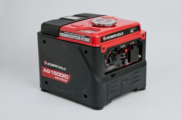 INVERTER (PORTABLE) GENERATOR AG1500IO (1KW) A compact and efficient power solution for your on-the-go needs. Key Features: Portable Design: Lightweight and easy to transport. Inverter Technology: Provides clean, stable power for sensitive electronics. Fuel-Efficient Engine: Optimized for efficient fuel consumption. Quiet Operation: Reduced noise levels for a peaceful experience. Multiple Outlets: Convenient power outlets for various devices. Easy Start: Reliable and hassle-free starting. Durable Construction: Built to withstand tough conditions.