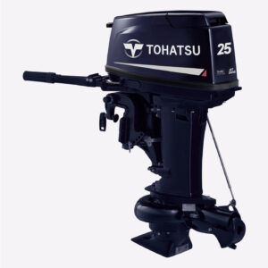 Tohatsu 2-stroke benefits Excellent reliability with proven 2-stroke technology Simple in design Easy operation and handling Loop charged induction for smooth operation and fuel economy CD ignition system for quicker starts Fundamentals for user convenience and reliability Thermostatically controlled cooling system for consistent engine temperature Stainless steel water pump housing for outstanding durability High grade marine aluminum alloy that provides the ultimate protection against corrosion Zinc coating on internal water passages for superior corrosion resistance Protection Safety lanyard (an essential protection feature standard on all Tohatsu outboards) Start-in-gear protection for safer engine starting