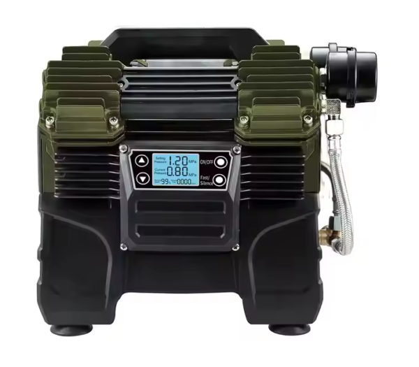 Powerful Performance: This 1500W Mini Air Compressor delivers 2 hp of power, making it suitable for various applications such as tire inflation, dust cleaning, and air nailing, providing reliable performance for users like "you". Portability and Convenience: With a compact design and a weight of 8.5kg, this compressor is easy to transport and store, allowing users to take it to different job sites or locations. Energy Efficiency: As a brushless air compressor, it operates with reduced energy consumption and noise, making it an eco-friendly option for users. Global Availability: With showrooms located in the United States, United Kingdom, France, Germany, Canada, and after-sales service provided in various countries, this product offers a wide range of support options for global customers. Comprehensive Warranty: The product comes with a 1-year warranty on the entire unit and 1-year warranty on core components, ensuring peace of mind for users and providing them with reliable support for their investment.Motor Power: 1500 W 2.01 HP Working Pressure 0.31.0 MPA 43.5-145 PSI Flowing: 250 L/min 8.83 CFM Voltage: AC220V Tank Capacity: 0