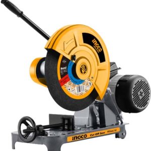 Voltage:220-240V~50Hz Input power:3.0KW(4HP) No-load speed:2280rpm Blade size:405mmx25.4mm Max.cutting capacity: Steel tube:135mmx6mm Angle iron:100mmx10mm Channel steel:126mmx53mm Steel bar:50mm Tongs rotary angle:0Β°-45Β° With 1pcs abrasive cutting disc Packed by wooden case