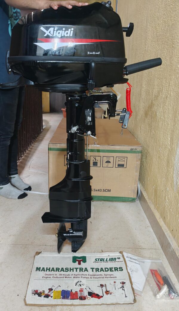 6HP Outboard Motor, 4-Stroke Boat Engine, Water Cooled Outboard Motor, Long Shaft Outboard, Fishing Boat Engine, Marine Engine India, Petrol Boat Motor, Outboard Motor for Fishing, High Power Boat Engine, Professional Outboard Motor, Maharashtra Traders Mumbai, Boat Engine for River Use, Small Boat Engine, Marine Equipment India, 4 Stroke Outboard