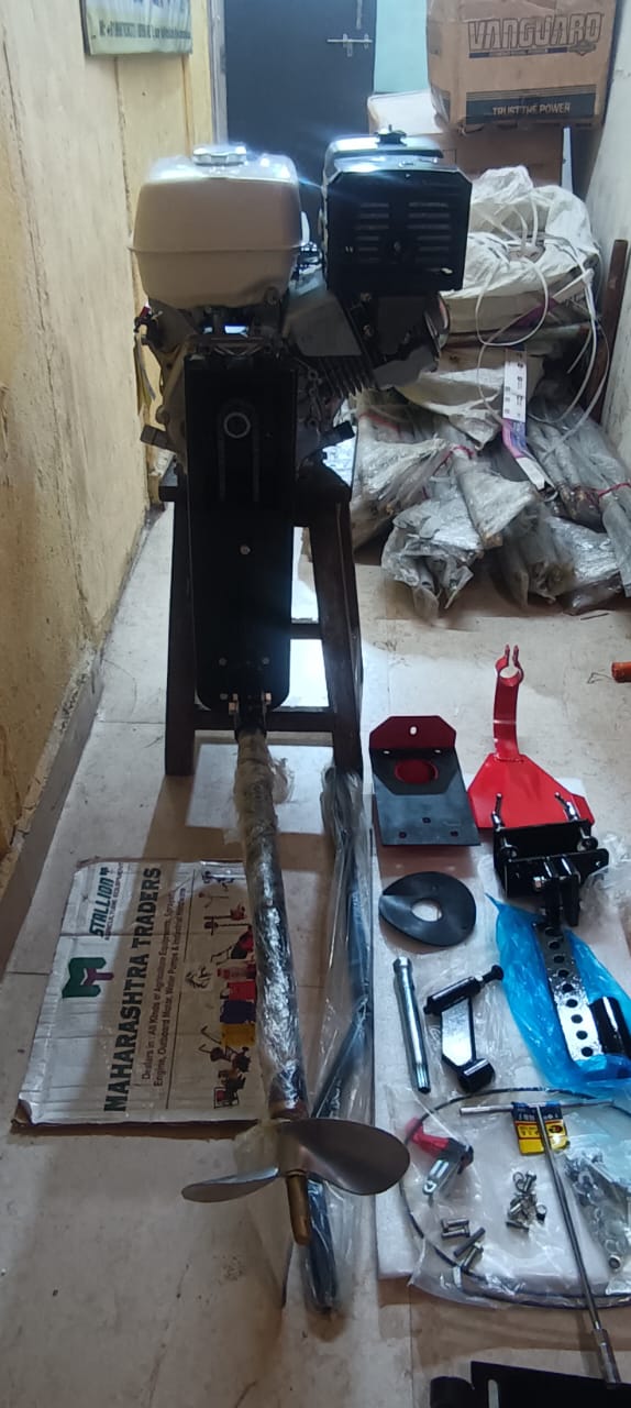 Stallion Short Tail Sc 300 Mud Motor Kit For Fishing Boats – Compatible With Honda Gx270/Gx390/Gx430 Petrol Engines – Engine Not Included – Heavy-Duty Boat Motor Attachment For Rivers, Shallow Water, Mud &Amp; Weeds – Ideal For Indian Fishermen &Amp; Traditional Boats 4 short tail mud motor, outboard boat motor kit, fishing boat motor India, Honda GX200 compatible shaft, GX160 mud motor kit, boat engine shaft system, shallow water boat motor, river boat motor India, traditional fishing boat motor, Indian OBM shaft, mud motor attachment, longtail short shaft, outboard shaft kit, boat propeller shaft kit, engine-less boat motor, Stallion mud motor India, petrol engine boat shaft, irrigation boat motor, Maharashtra Traders Mumbai