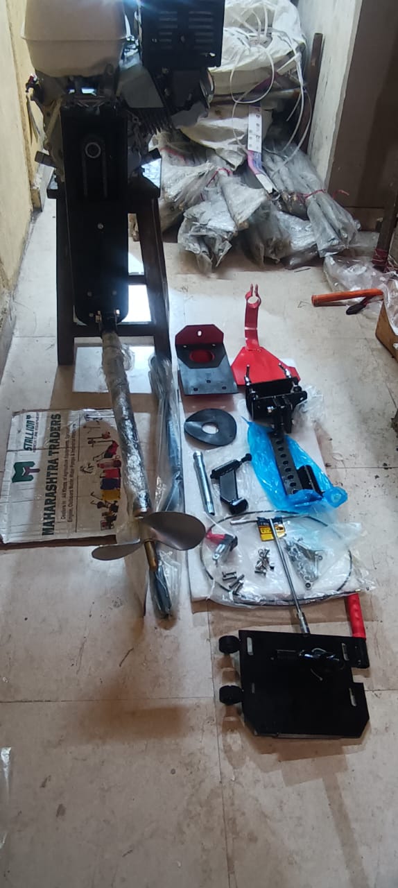 Stallion Short Tail Sc 300 Mud Motor Kit For Fishing Boats – Compatible With Honda Gx270/Gx390/Gx430 Petrol Engines – Engine Not Included – Heavy-Duty Boat Motor Attachment For Rivers, Shallow Water, Mud &Amp; Weeds – Ideal For Indian Fishermen &Amp; Traditional Boats 1 short tail mud motor, outboard boat motor kit, fishing boat motor India, Honda GX200 compatible shaft, GX160 mud motor kit, boat engine shaft system, shallow water boat motor, river boat motor India, traditional fishing boat motor, Indian OBM shaft, mud motor attachment, longtail short shaft, outboard shaft kit, boat propeller shaft kit, engine-less boat motor, Stallion mud motor India, petrol engine boat shaft, irrigation boat motor, Maharashtra Traders Mumbai