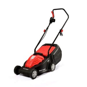 Maxgreen MRE13 lawn mower, electric lawn mower 13 inch, 1200 W electric mower, copper winding motor mower, Maxgreen MRE 13 India, 30-liter grass collector mower, manual height adjustment mower 22‑61 mm, 10 kg lightweight mower, eco‑friendly electric lawn mower, home garden mower India, mowing machine up to 3000 sq.ft, Maxgreen electric mower price, push electric mower India, electric grass cutter 13", Maxgreen rotary mower, MRE 13 spare parts, electric lawn mower manufacturer India, Maxgreen MRE13 review, plastic deck electric mower, 100ft cable mower, Maxgreen mower warranty, Indian electric mower market, efficient lawn trimming tool, corded electric lawn mower, easy‑use lawn mower India.