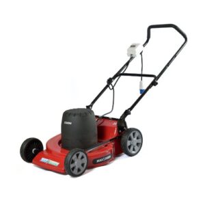 Maxgreen MRE18 electric lawn mower, 18-inch mower India, 2500 W electric mower, 3 HP lawn mower Maxgreen, copper winding motor mower, 30 m cable lawn mower, 60 L grass collector electric mower, adjustable height 12-100 mm mower, eco-friendly electric mower, push rotary lawn mower India, home garden mower MRE18, durable metal deck mower, high-speed mower 2900 RPM, lightweight lawn mower 30 kg, Maxgreen MRE18 price India, electric mower for 7000 sq ft, manual height adjust mower, efficient grass cutting machine, Maxgreen mower spare parts, mower for small lawns India, corded electric mower Maxgreen, mower warranty 1 year, user-friendly lawn mower India, Italian design electric mower, powerful mower with grass bag