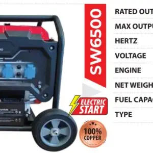 swift pro sw6500 generator, 5500w portable generator, 5000w petrol generator, best generator for home use india, agriculture generator petrol, welding machine generator, avr generator india, copper winding generator, heavy duty petrol generator, shop backup generator, farm generator 15hp, industrial portable generator, food truck generator india, construction site generator, petrol generator with wheels
