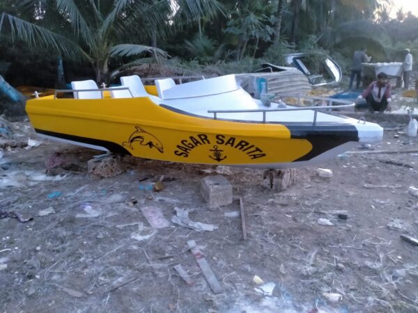 FRP 4 Seater Speed Boat, 4 Seater Speed Boat with Motor, FRP Speed Boat 15 Feet, Speed Boat with 6HP Outboard Motor, 4 Stroke Outboard Motor Boat, FRP Fishing Boat with Motor, Fiber Speed Boat 4 Seater, Small Speed Boat with Outboard Engine, FRP Speed Boat for Lake and River, 6HP Petrol Outboard Motor Boat, FRP Leisure Boat 4 Seater, Speed Boat for Resorts and Tourism, Durable FRP Body Speed Boat, Affordable Speed Boat with Motor, Best Speed Boat for Fishing
