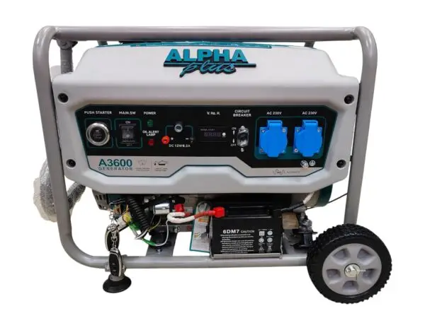 ALPHA Plus A3600 generator, 3600W petrol generator, 3.6kVA portable generator, small silent generator for home, best petrol generator India, heavy duty inverter generator, office backup generator, petrol generator for shop, portable generator with wheels, silent generator for camping, outdoor event generator, petrol generator for farm, generator for welding machine, generator for refrigerator and AC, reliable backup generator, industrial portable generator, food truck generator, power generator for construction site, best generator under 4kVA, low noise petrol generator