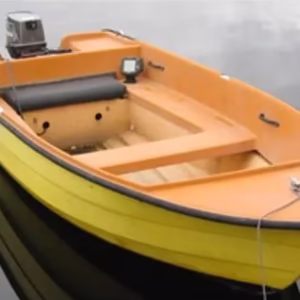 FRP 2 Seater Speed Boat without engine – lightweight fiberglass boat for fishing, lake, and farm pond use by Maharashtra Traders Mumbai