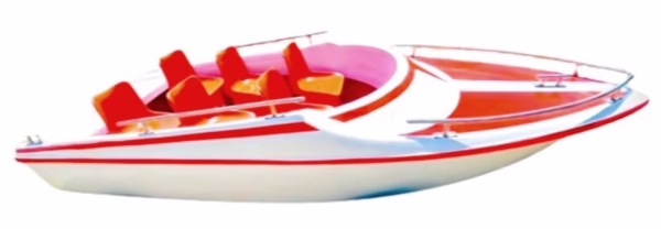 FRP 6 Seater Speed Boat without engine – heavy-duty fiberglass speed boat for lake, river, and farm