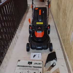 Electric Lawnmower,lawn mower india, electric lawn mower 1200w, induction motor lawn cutter, stallion lawn mower 18 inch, best lawn mower for home garden, 50l grass bag lawn mower, garden lawn cutting machine, wired electric lawn mower india, heavy duty lawnmower, stallion 1200w mower