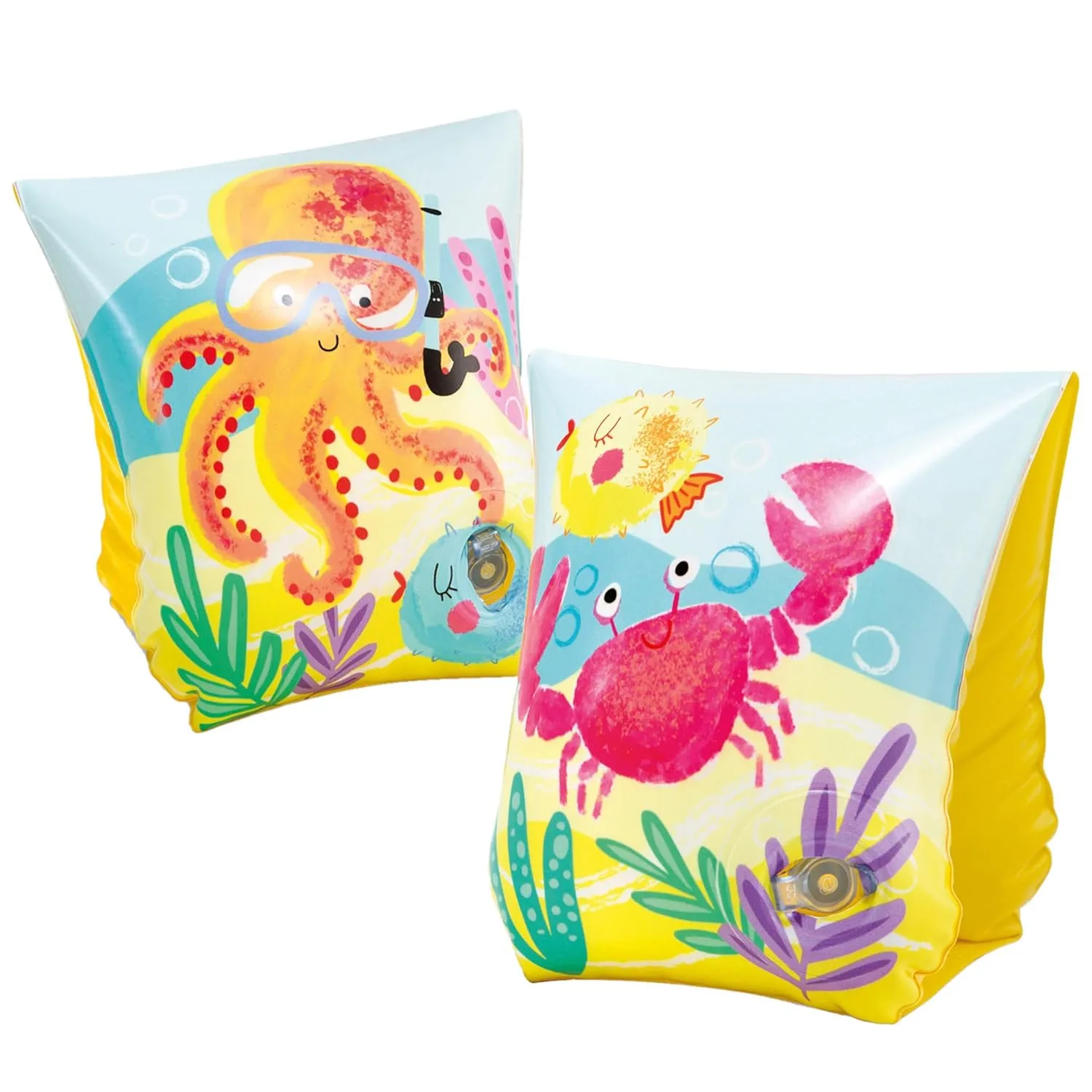 Intex 58652 Tropical Buddies Arm Bands, Multi Color 1 Intex 58652 Tropical Buddies