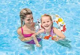 Intex Lively Print Swim Rings 59230, inflatable swim ring, kids swim ring, colorful swim tube, inflatable pool ring, children swimming ring, pool float ring, inflatable water ring, beach swim ring, swimming tube for kids, summer swim ring, inflatable float ring, pool inflatable tube, Intex swim ring, water play swim ring