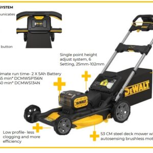 Self-Propelled Lawn Mower DCMWSP156N ,DEWALT Brushless Push Lawn Mover,DEWALT Brushless Push Lawn Mower, DEWALT DCMWS134N-XJ, Cordless Lawn Mower, Battery Lawn Mower, Brushless Lawn Mower, DEWALT Lawn Mower India, Battery Se Chalne Wala Lawn Mower, Cordless Ghaas Kaatne Ki Machine, DEWALT Grass Cutting Machine, Push Lawn Mower India